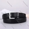 YSLBELT 2024 Fashion Women Designer Belt Ladies Men Men Classic Fashion Luxury Buckle Belt Long Lunghezza 90-115 cm di larghezza 3,0 cm 762