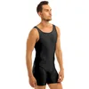 Message de maillot de bain monocturé en un seul acède à manchet sans manche extensible bodys de bodys de danse biketard unitard gym de gym de gymnase 240407