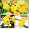 Gift Wrap Easter Chick Decoration Home Fake Chicks Party Favor Chicken Toy Adorable Plush Figure Toys