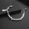 IMI Personalisierte koreanische Version Titanium Stahl trendy Männer und Mädchen Paar Accessoires Handwerk Armband Hip Hop Yl173