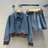 2024 Femme Summer Denim Sweet Denim Ensembles Pièces pour femmes