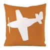 Pillow 45cm White Plane Inimitated Silk Fabric Throw Covers Couch Cover Home Decorative Pillows Case