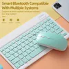 Мыши Silent Wireless Bluetooth Computer Mause Pink Green Ergonomic Mini Mouse Optical H240407