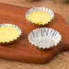 Bakformar non-stick tart mögel 50 st quiche flan pan pie pizza cupcake ägg tartlet muffin cup baksida