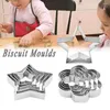 Stampi da forno biscotti di uova fritte cutter strumenti di fondente di fondente torta a forma di biscotto da biscotto stampo biscotto