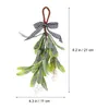 Decoratieve bloemen Maretak Ornament Xmas Tree Decorations Christmas STEM Plant Fake Artificial Pick Plastic