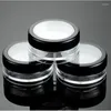 Storage Bottles 50pcs/Lot 10g Clear Plastic Loose Powder Jar Cosmetic Packing With Sifter Empty Makeup Container Powdery Cake Box