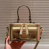 Designerinnen Frauen look mini kosmetische häupttasche italien luxury brand vlogo obere griff nappa leder kupplungsbeutel lady crossbody gurt trunk box Handtasche Handtasche