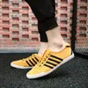 Casual Shoes Trend Men's Sneakers andas Black Lace Up Mens Canvas Spring and Autumn Flat