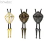 Bolo Ties Bolo Tie för män Shieldcross Cowboy Nattie Rustics Necklace Costume Accessories For Women Vintage Bolo Tie Neck smycken 240407