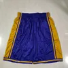 Män Throwback Basketball Shorts Pocket Blue Black Red Yellow Purple White Gold 2024-6