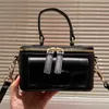 Designerinnen Frauen look mini kosmetische häupttasche italien luxury brand vlogo obere griff nappa leder kupplungsbeutel lady crossbody gurt trunk box Handtasche Handtasche