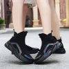 Runing Men Socks 640 Quality High Top Trainers Fashion Black Sock Woman Lightweight Sports Shoes Unisex Sneakers 21649