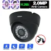 Kamery 1080p CCTV Analog Dome Camera AHD zewnętrzna kamera bezpieczeństwa z czujnikiem ruchu Wykrywanie twarzy System nadzoru wideo 2MP Xmeye