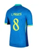 S-4xl Brazils Soccer Jersey 2024 2025 Copa America Cup Neymar Vini Jr Kid Kit Kit Brasil National Team Football Shirt Home Away Player Version Rodrygo Martinelli