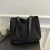 Umhängetaschen koreanische Frauen große Leinwand Tasche für Frau 2024 leere Feste Farbe Casual Stoff Studenten Buchbag weibliche Handtaschen