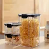 Förvaringsflaskor Pet Food Box Container Set Kitchen Organization burkar ledningar