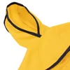 Hondenkleding regenjas slicker poncho met capuchon voor kleine tot x -grote honden en puppy's geel - l