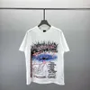 Hellstar Designer Mens T Shirts 2024 Spring Summer New Women 's Men's 남자 캐주얼 둥근 목 짧은 슬리브 힙합 문자 인쇄 느슨한