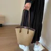 Sacs de plage Sac tissé pour femmes pour la tendance estivale féminine de 24 ans à la paille de paille Single Bodet de sac à main