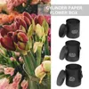 Present Wrap 3 PCS Flower Bucket Set Home Decor Floral Favor Boxes Arrangement Office Bags Cardboard Rose