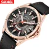 Maschile e casual business quart watch multi funzionale bagliore impermeabile orologio da uomo