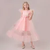 Beauty Sky Blue Pink Champagne White Jewel Girl's Birthday/Party Dresses Girl's Pageant Dresses Flower Girl Dresses Girls Everyday Skirts Kids' Wear SZ 2-10 D407264