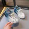 Atletico Outdoor New Baby Boys Girls Shoes Shoes Fashion Mesh Mesh Brafo traspirante scarpe da ginnastica per bambini Sneakers Sports Casual Tage 21-32 240407