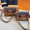 Tasarımcı Dauphine Çanta Çantası Hobo Satchel debriyaj Akşam Baget Tote Tesbesi Lüks Marka Crossbody Omuz Çantası Pochette Accessoires