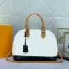 10a 고품질 디자이너 가방 lousis vouton bag 여자의 고급 껍질 가방 핸드백 1 어깨 크로스 바디 패션 가방