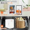 Freezer VEVOR 10L portable mini refrigerant electric single door small car frozen skin care cosmetics compressor household freezer Y240407