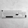 Keyboards 129 Keys black and White Japanese Keycaps Cherry Profile PBT Dye Sublimation Mechanical Keyboard Keycap For MX Switch 61/64/68