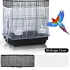 Autres fournitures d'oiseau Mesh Cage Cover Sachpe Jupe Net Récepteur Gree Catcher Guard Nylon Perrot Fin Easy Cleaning