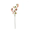 Dekorative Blüten simulierte lange Zweig -Akazienfrucht kleine Berryplastikkünstigblumblüte Home Dekoration und von Häusern