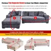 Stoelbedekkingen VIP Link Stretch Cross Patroon Sofa Cover Elastic For Living Room Funda Furniture Protector Chaise Longue