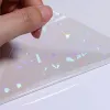 Papier 100 feuille / lot auto-adhésif papier imprimable papier autocollant PVC brillant A4 papier autocollant holographique pour les imprimantes à jet d'encre et laser