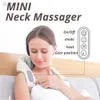 Helkroppsmassager 5D Knådning Shiatsu Massage Shawl Chiropractic Back Massager för Neck Shoulder Pain Relief uppvärmning Nackmassageador Massagem 240407