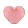 Pillow Case Soft Comfortable Fluffy Plush Pillowcase Heart Shape Throw Cover For Sofa Bed Decor