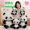 2024 Ny Panda Doll Plush Toy Simulation Beibei Panda National Treasure Doll Sleeping Pillow Birthday Tanabata Gift Girl