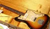 Super Rare Masterbuilt 58 Jazzmaster Relic av John English Sunburst Electric Guitar Anodised Gold Pick Guard något Slim CSHAP8564799