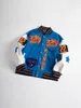 James niche fashion American retro high street VIBE baseball jacket, men's wool jacket