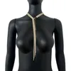 Catene alla moda scintillante strass collana di nappa per il lussuoso per le donne lussuose accessori per regali sexy di gioielli sexy