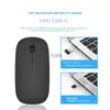 Mice Wireless Mouse Silent PC Rechargeable 2.4G USB Cassette C Optical for Laptops Tabelt Smartphones H240407