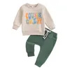 Set di abbigliamento Mubineo Baby Boy Cour Cous Cele Crew Outfits Girl Sweatspantpantpant Toddler Tops Pants Set Born Outfit