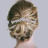 Hair Clips Classical Women's Bun Coiffure Rattan Rhinestone Welding Shaped Comb Wedding Styling Bridal Headdresses