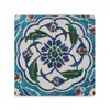 Настольные коврики Iznik Синие и белые плитки керамические подставки (квадратные) для напитков, установленные эстетические кофейные кружки