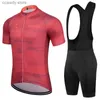 T-shirts masculins 2024 Jersy cycliste Pro Set Summer Wear Venter Ventes Vêtements de vélos Costume H240407