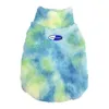 Dog Apparel Autumn And Winter Plush Pet Clothing Double-Sided Flannel Comfortable Soft Tie-Dye Cat Clothes