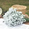 Flores decorativas Babys artificiais Babys Breath Gypsophila Silk Bouquet Home Wedding Party Decorations Decoration