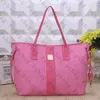 Pink Sugao Women Tote Tas Pu Leather Schouderkoppelingszak Casual Portes Nieuwe Fashion Handtas Hoogwaardige handtas met grote capaciteit 2 van de handtas/Set